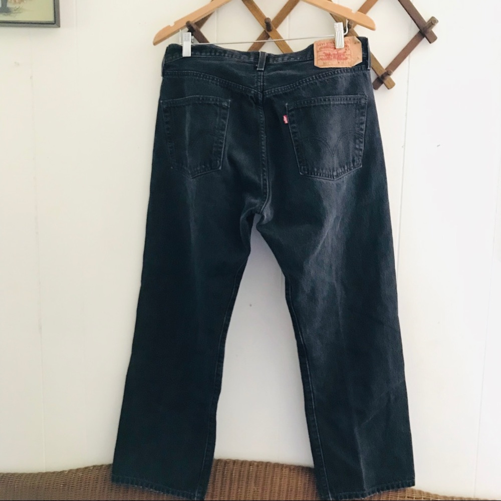 Levi’s Vintage 501 Button Fly Black Jeans - Picture 5 of 7